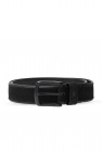 AllSaints BLACK ‘Carson’ leather belt