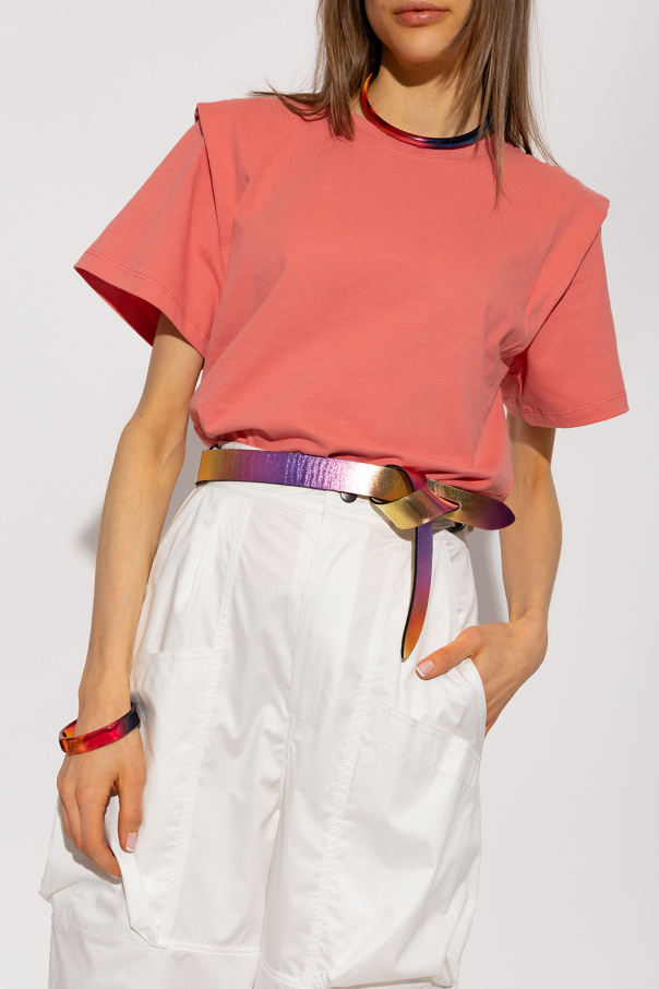 Isabel Marant ‘Lecce’ metallic belt