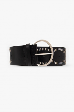 ‘lua’ leather belt od Isabel Marant