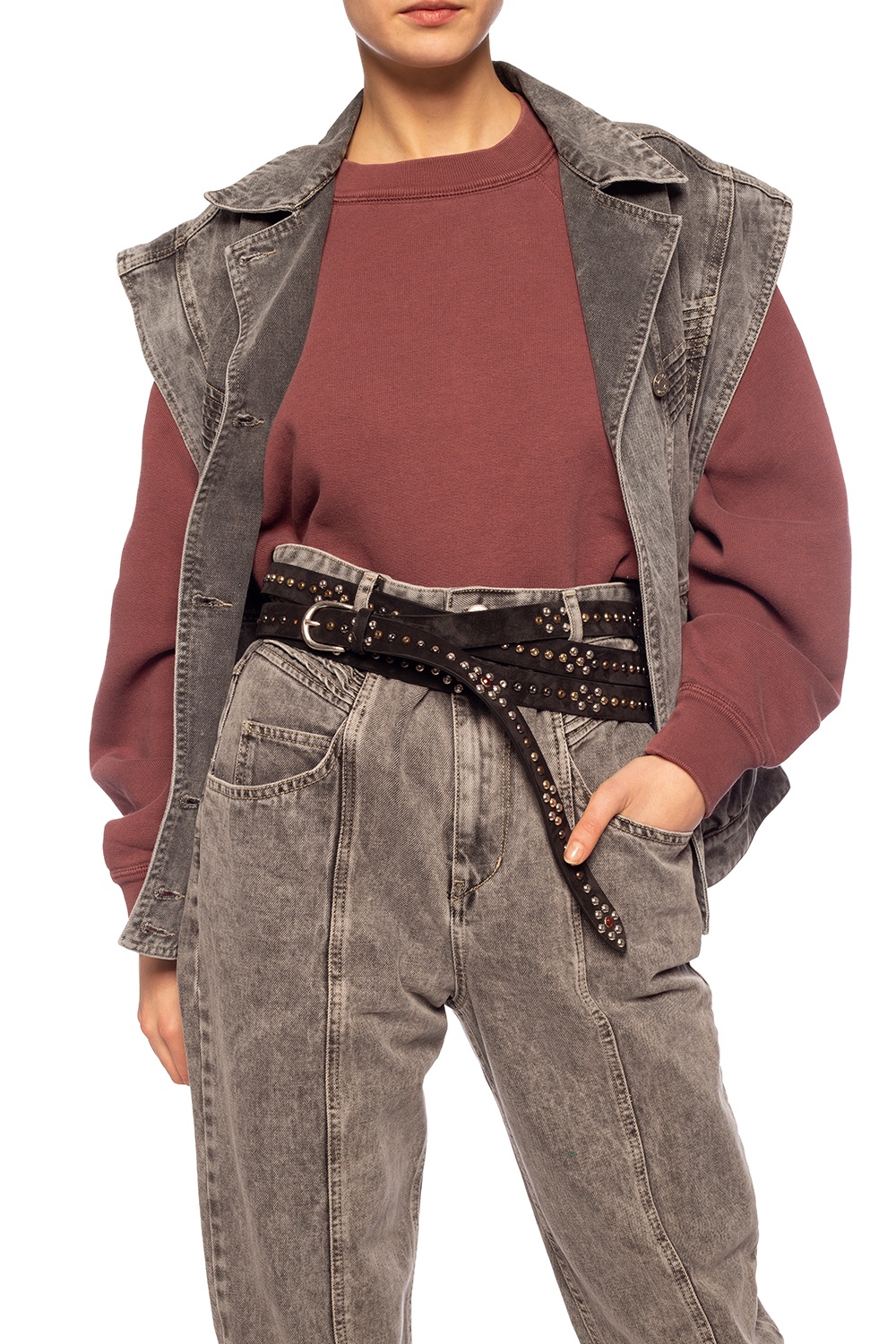 isabel marant studded belt