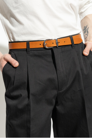 Leather belt with logo od MARANT