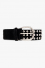 Isabel Marant BLACK ‘Ilo’ studded leather belt