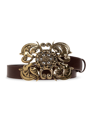 Leather belt
