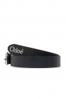 Chloé Leather belt with logo