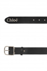 Chloé Leather belt with logo