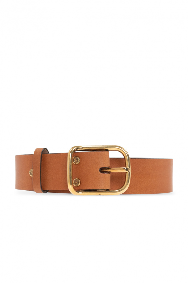 Chloé Leather belt with logo