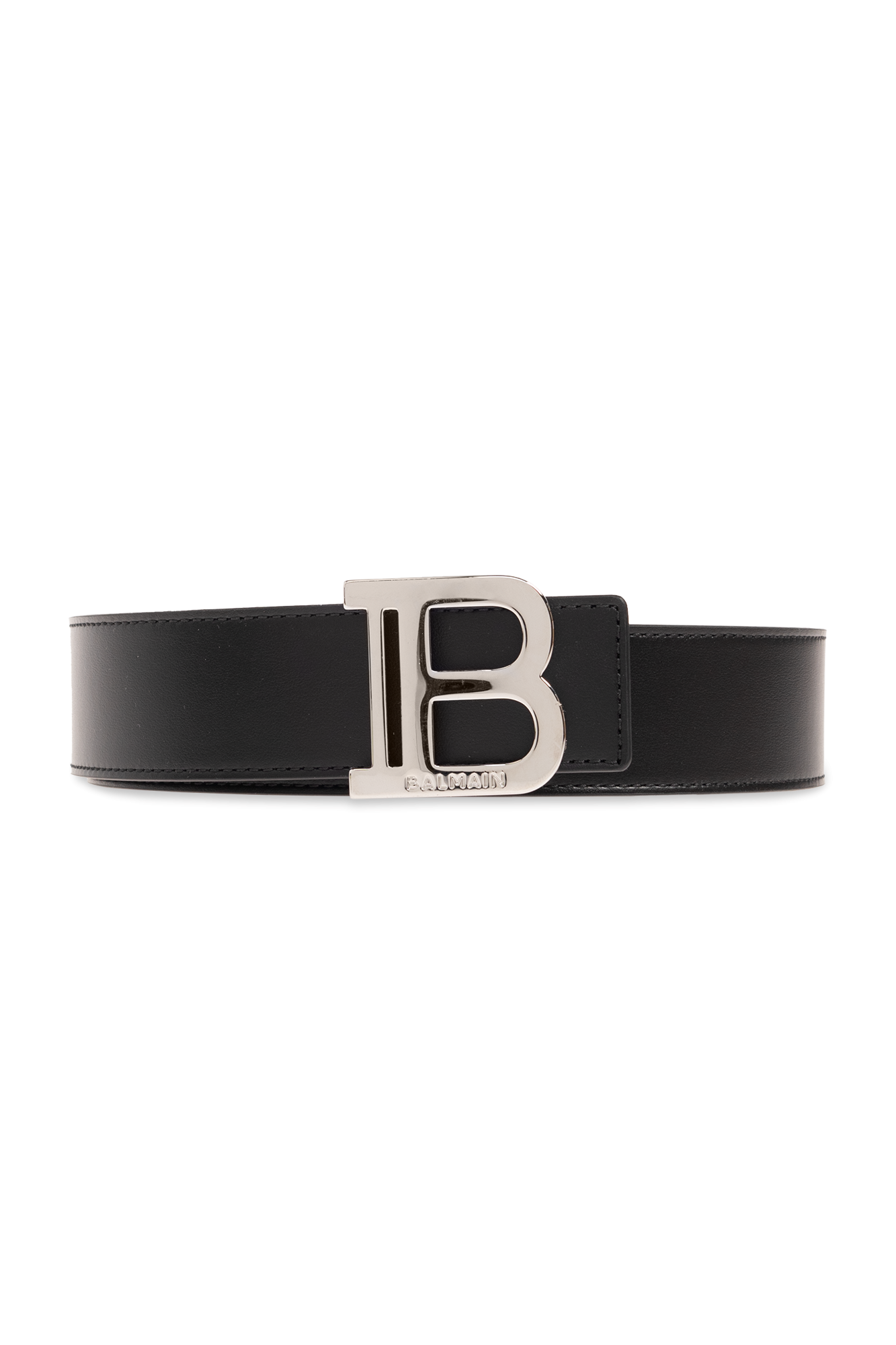 balmain print Reversible belt