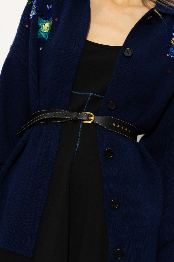 Marni Marni panelled V-neck cardigan
