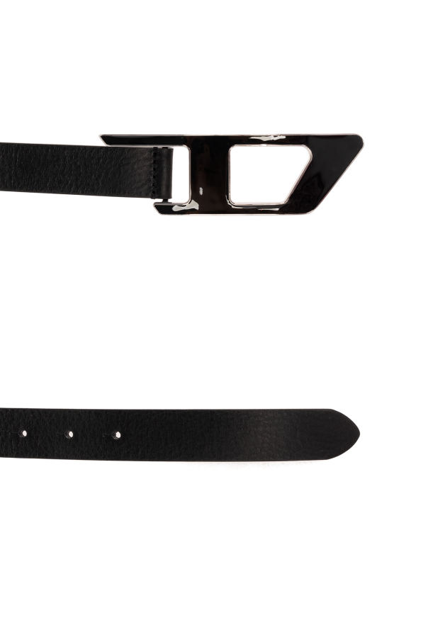 Diesel ‘D LOGO B-DLOGO II’ leather belt