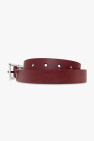 Diesel BURGUNDY Belt bag with logo