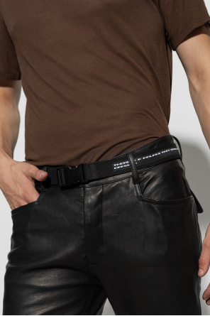 Cotton belt with logo od Rick Owens DRKSHDW