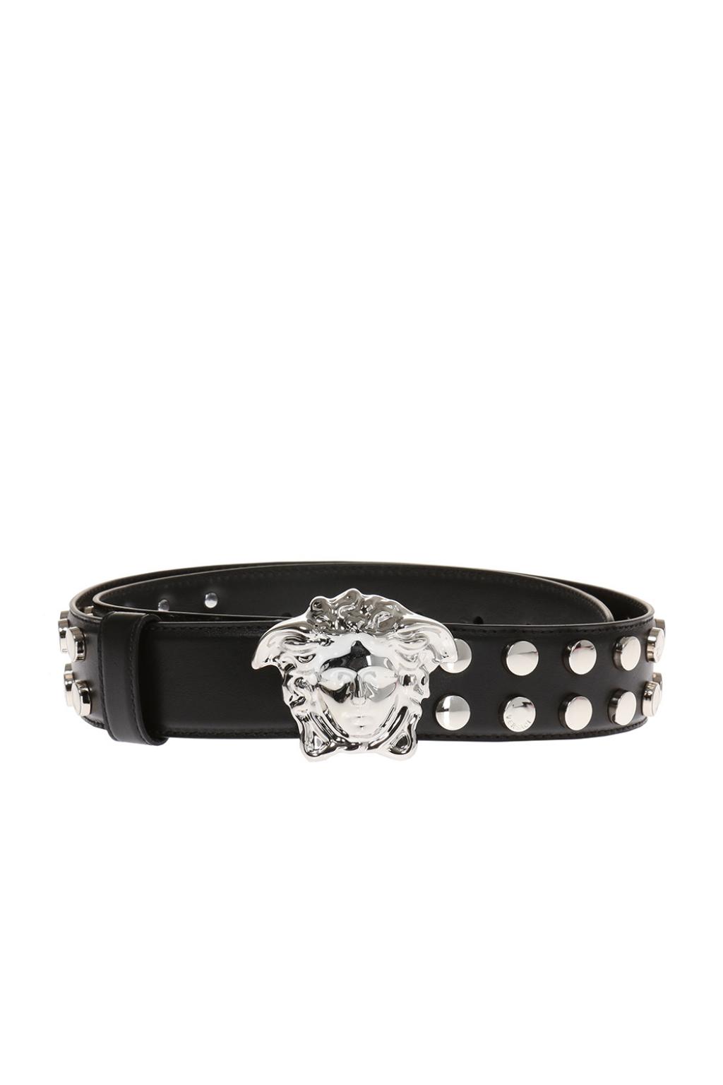 versace studded belt