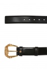 Versace BLACK Belt with signature branding
