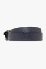 Versace NAVY BLUE Leather belt