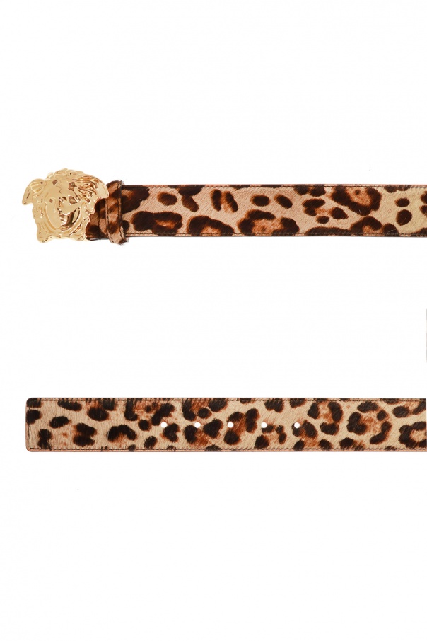 versace leopard belt