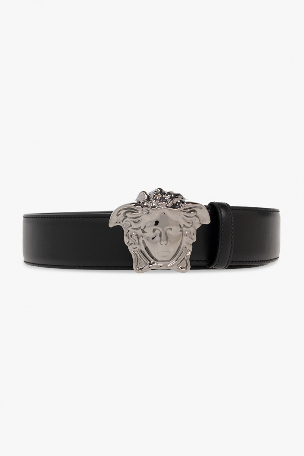 Leather belt with Medusa od Versace