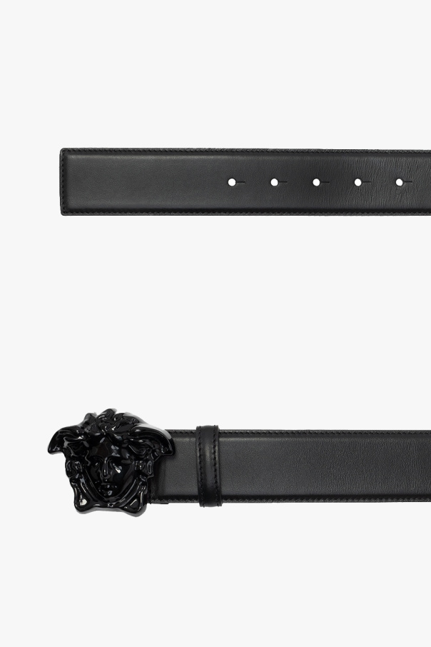 Versace Leather belt with Medusa