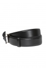 Versace Medusa head leather belt