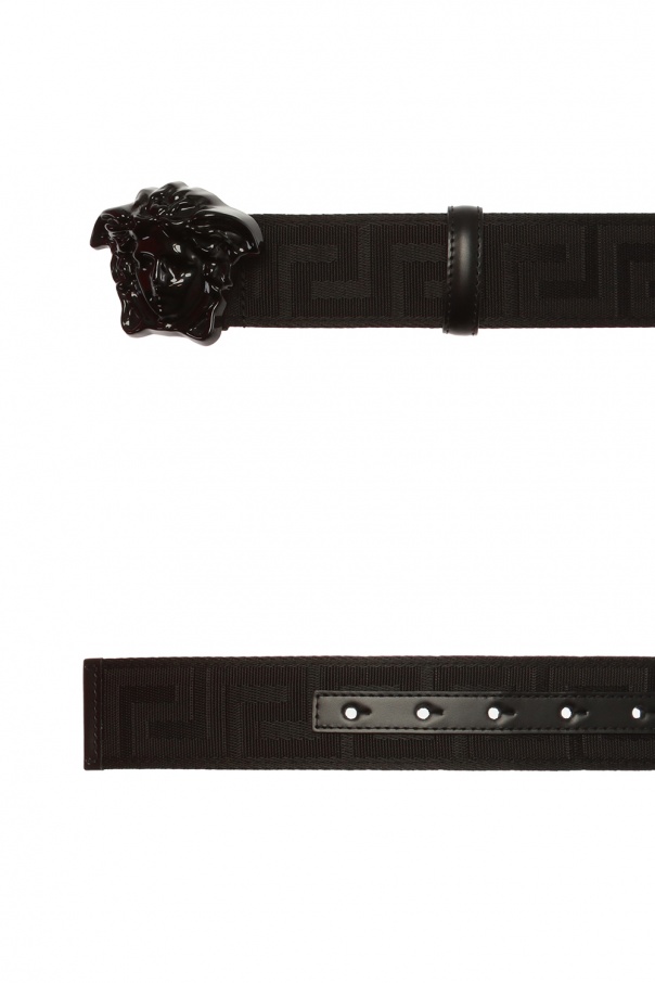 Black 'La Greca' belt Versace - GenesinlifeShops Canada