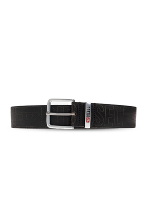 Leather belt ‘DIESEL LOGO B-BISCOTTO’