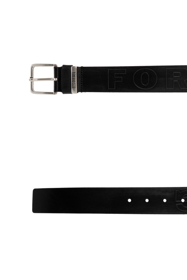 Diesel Leather belt ‘DIESEL LOGO B-FSL-OUTLINE’