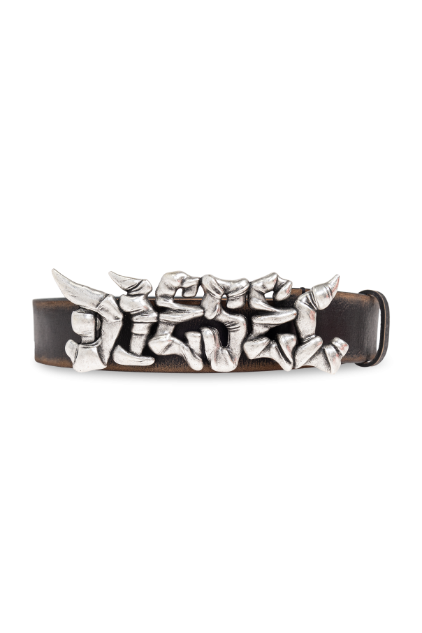 Leather belt ‘B-GRAFFITI’ od Diesel