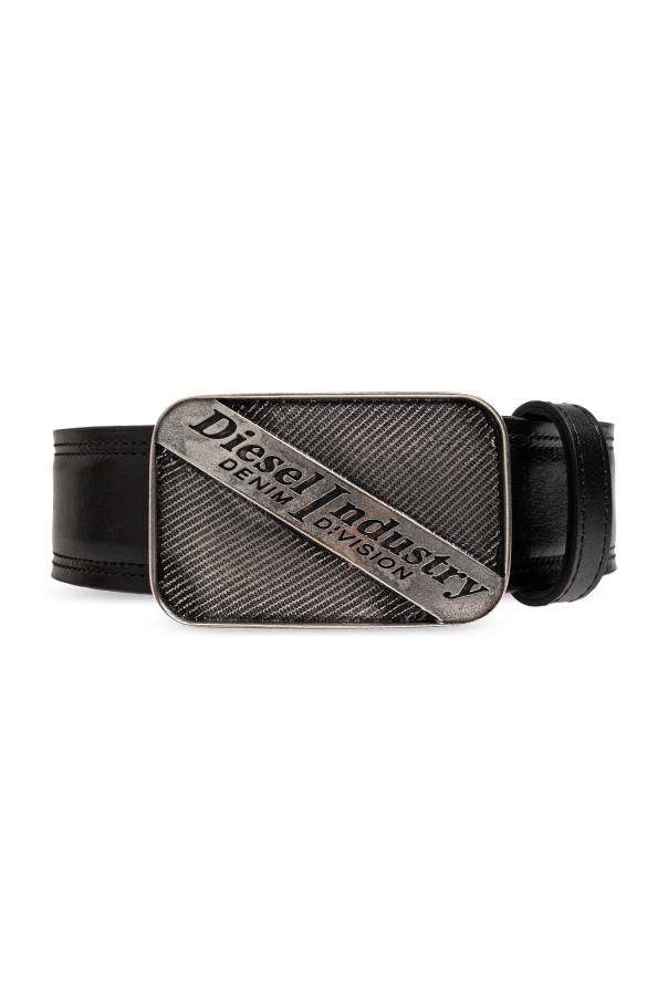 ‘LOGO B-INDUSTRY’ leather belt od Diesel