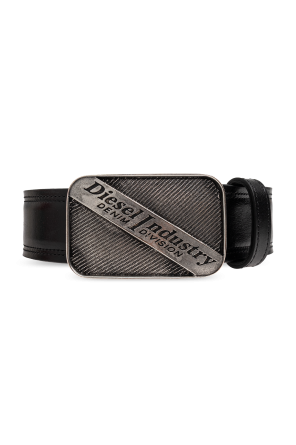 Leather belt ‘LOGO B-INDUSTRY’
