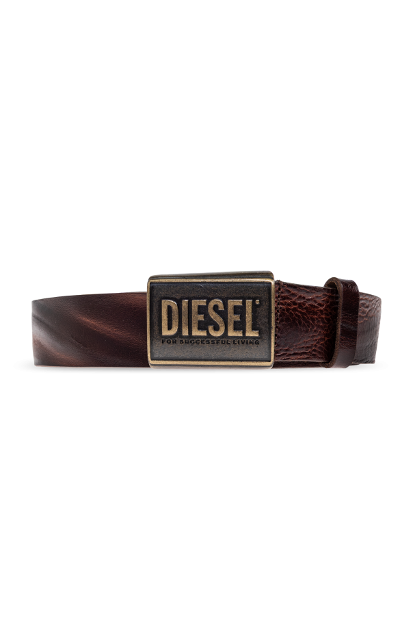 Leather belt "DIESEL LOGO B-METAL" od Diesel