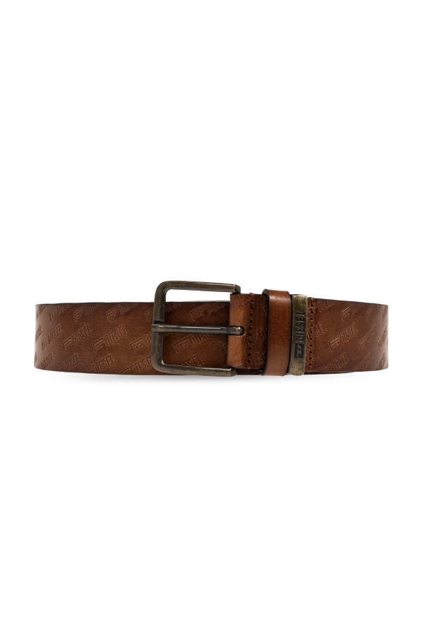Leather belt ‘DIESEL LOGO B-MONOGRAM’ od Diesel