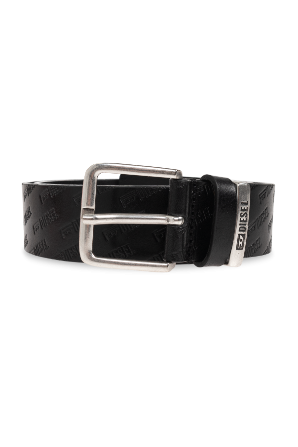 ‘LOGO B-MONOGRAM’ leather belt od Diesel