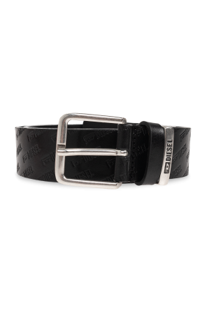 ‘LOGO B-MONOGRAM’ leather belt