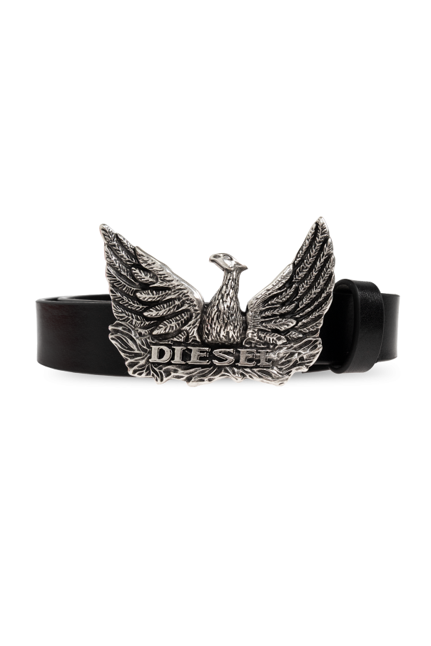 ‘LOGO B-PHOENIX’ leather belt od Diesel