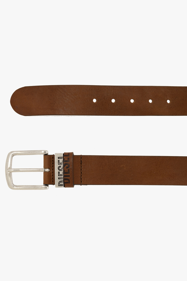 Diesel ‘DIESEL LOGO B-VISIBLE’ leather belt