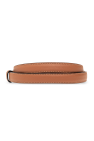 Loewe Leather belt with logo