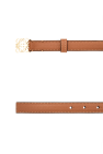 Loewe Leather belt with logo