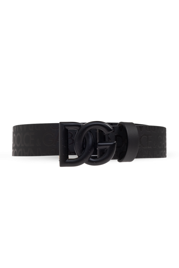 Leather belt od Dolce & Gabbana Kids