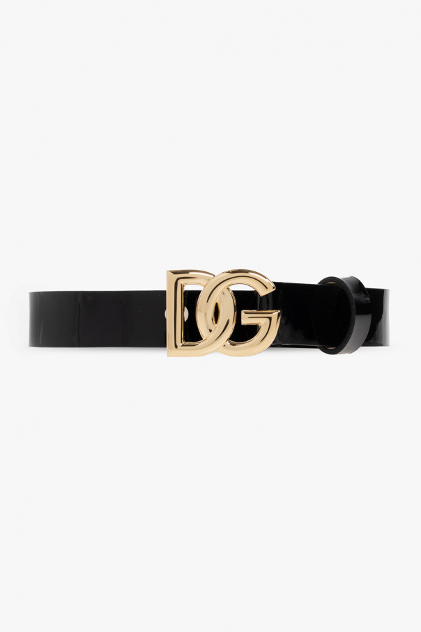 Leather belt od Dolce & Gabbana Kids