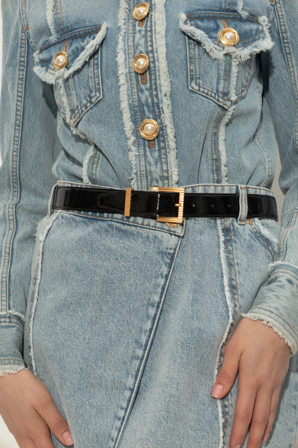 Balmain Skórzany pasek