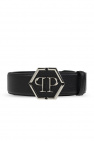 Philipp Plein BLACK Belt with logo