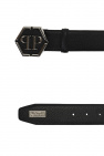 Philipp Plein BLACK Belt with logo