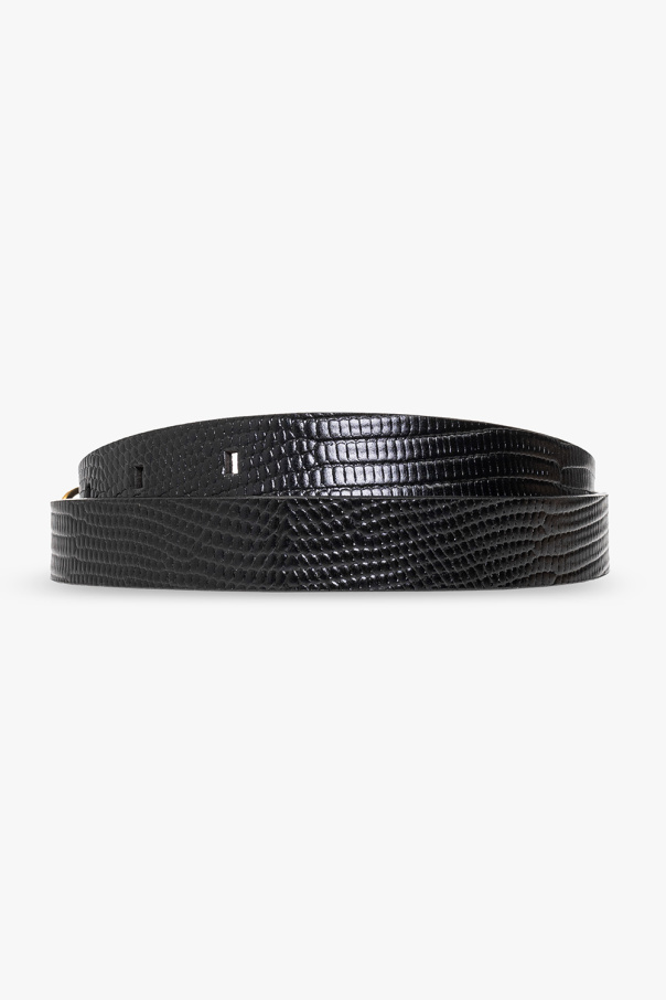 Ami Alexandre Mattiussi Leather belt