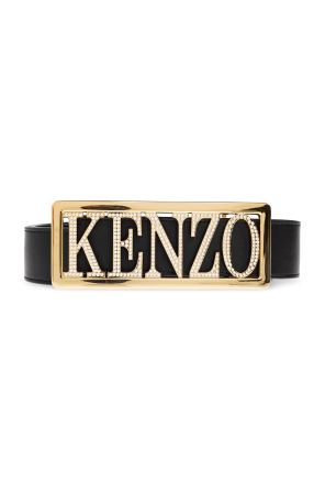 Skórzany pasek z logo od Kenzo