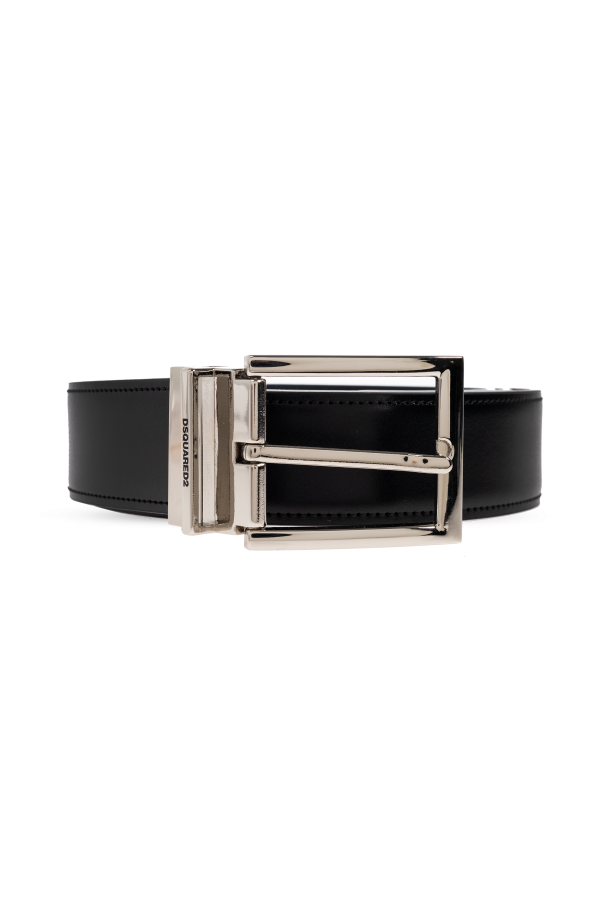 Belt with interchangeable buckles od Dsquared2