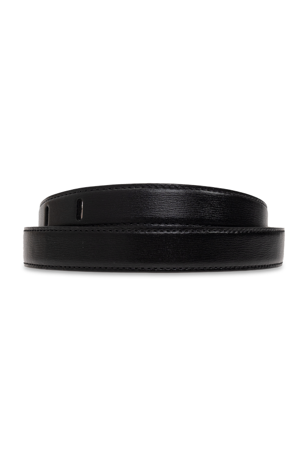 Balmain Leather belt with buckle