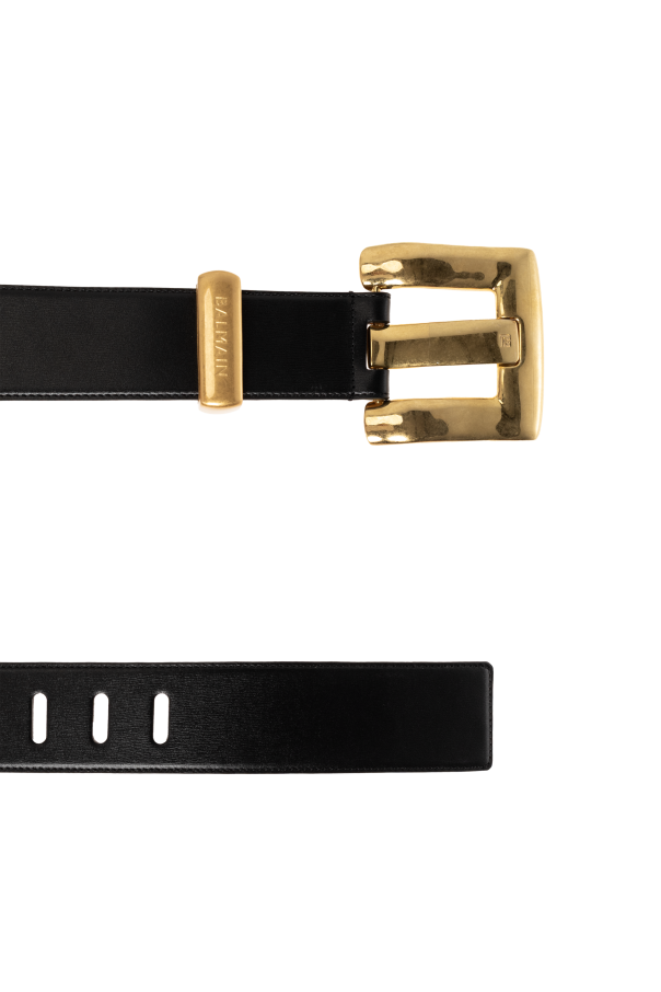 Balmain Cinturón de cuero