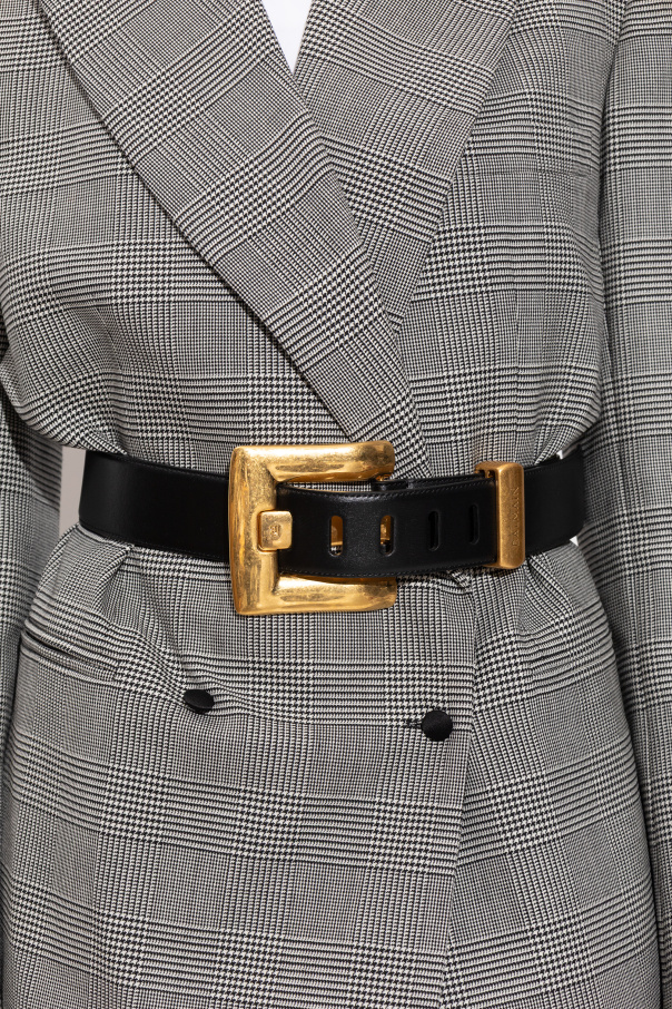 Balmain Skórzany pasek