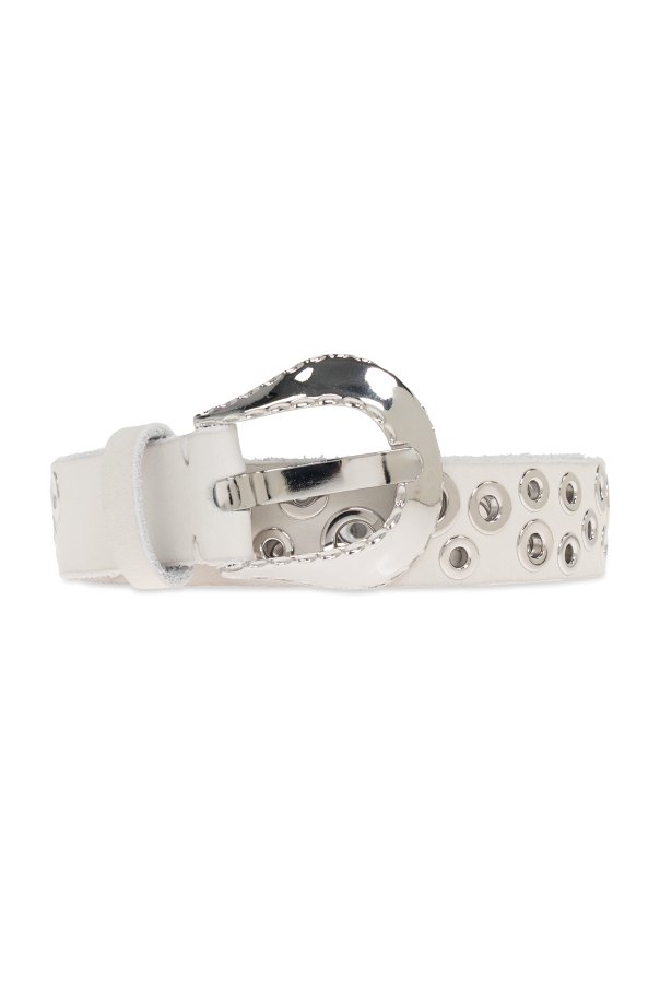 Leather belt with applications, zdjęcie 1 Leather belt with applications od Golden Goose