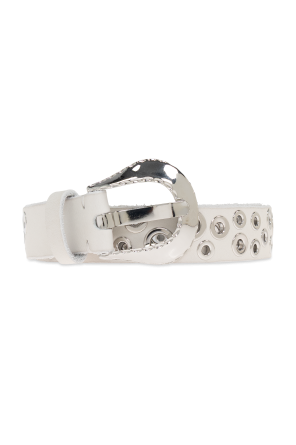 Leather belt with applications od Golden Goose