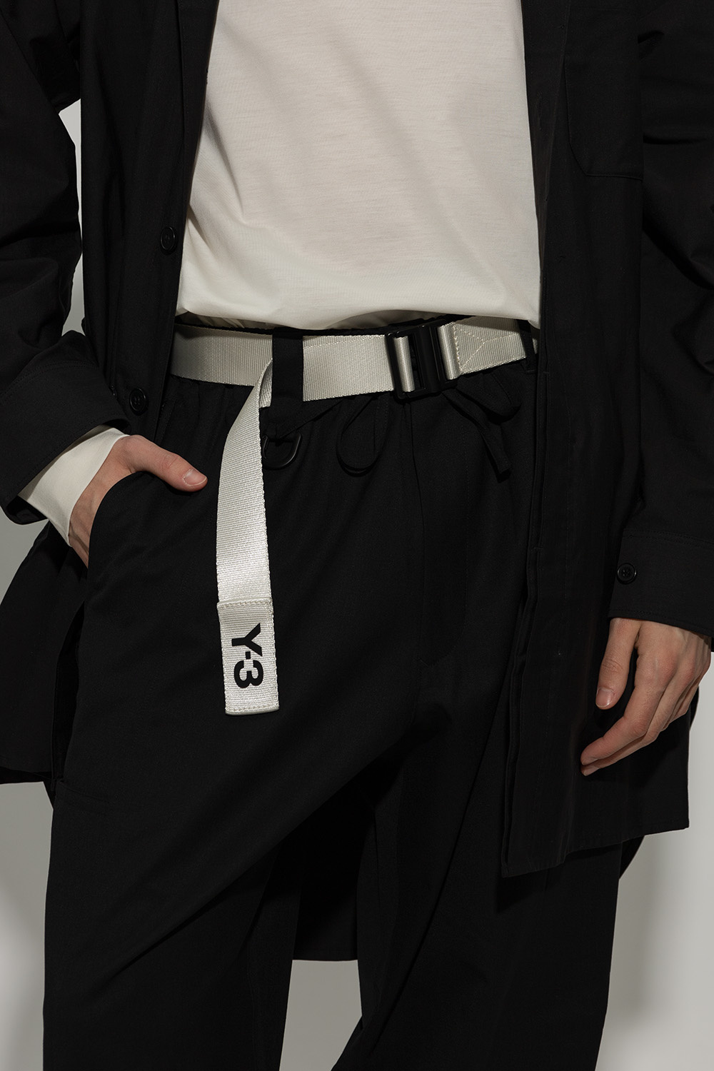 Y-3 Yohji Yamamoto Belt with logo